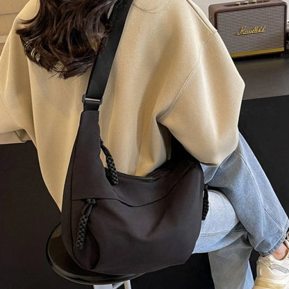 Crossbody Shoulder Bag – Large Capacity Casual Hobo with Adjustable Strap