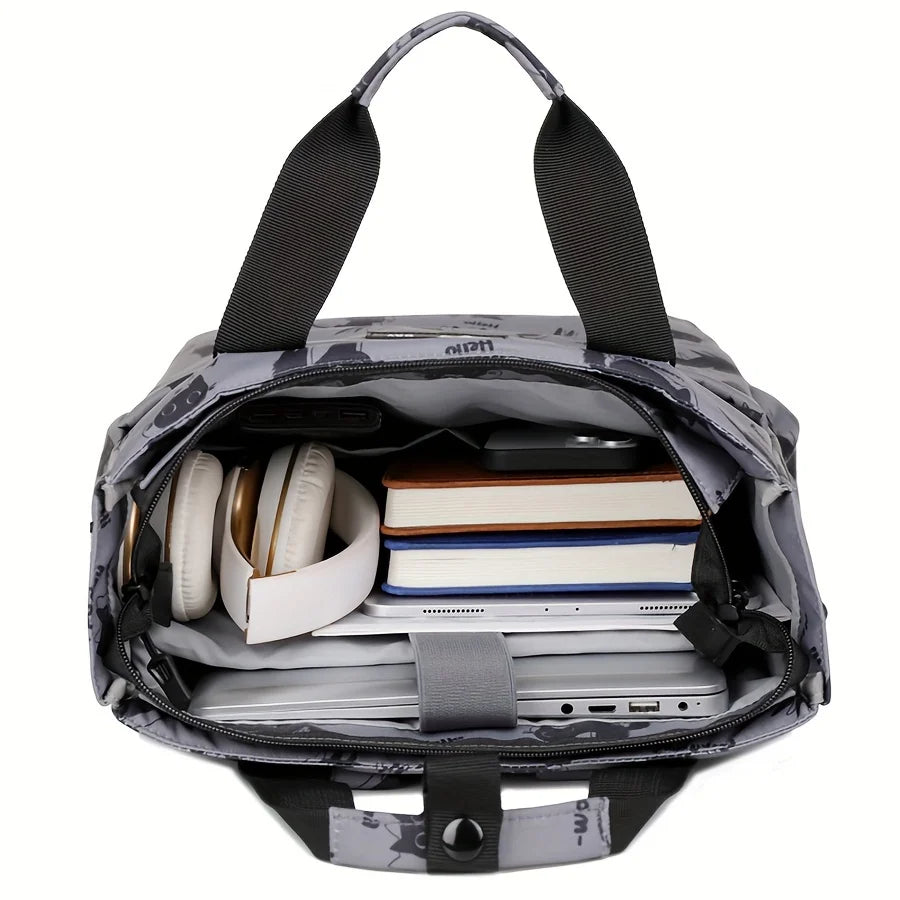 15.6" Laptop Tote Bag – Multifunctional Business & Travel Backpack
