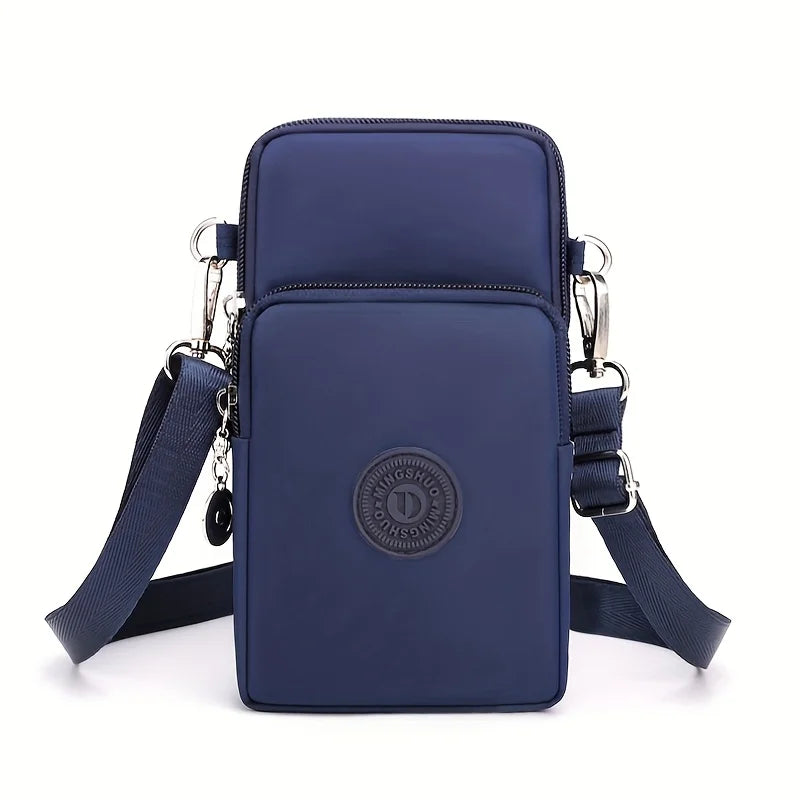 Multi-Pocket Crossbody Phone Bag – Lightweight Sling Purse with Adjustable Strap