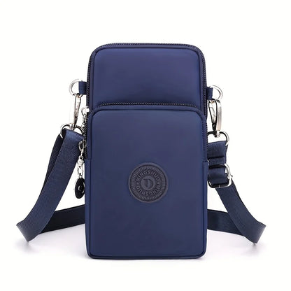 Multi-Pocket Crossbody Phone Bag – Lightweight Sling Purse with Adjustable Strap