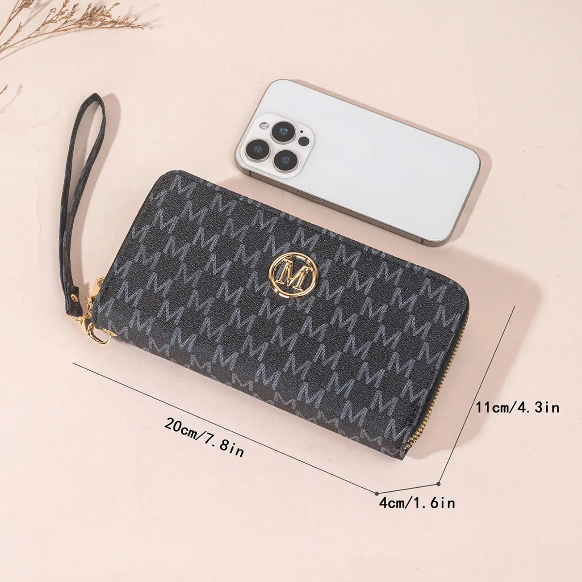 Multi Card Slot Long Purse Women Daily Use Mobile Phone Clutch Bag