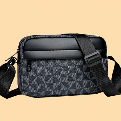 Checkered Square Crossbody Bag for Work & Casual Use