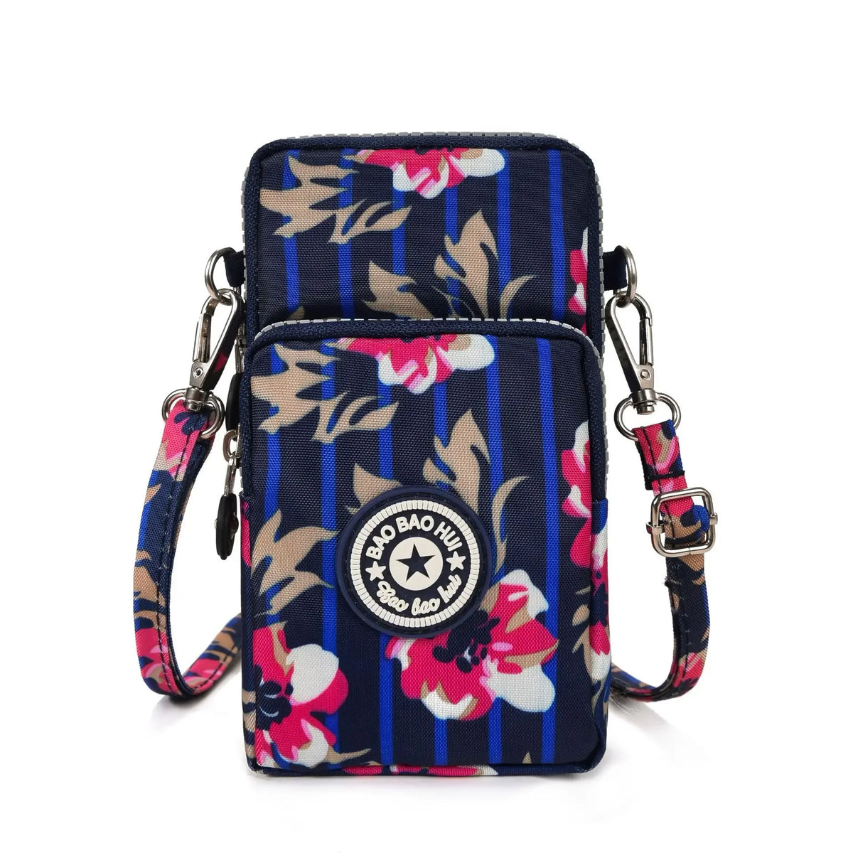 Women's Crossbody Phone Bag – Casual Nylon Shoulder Bag