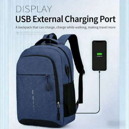 Homefish Mens Backpack Large Capacity Simple Travel Female Student Computerbag