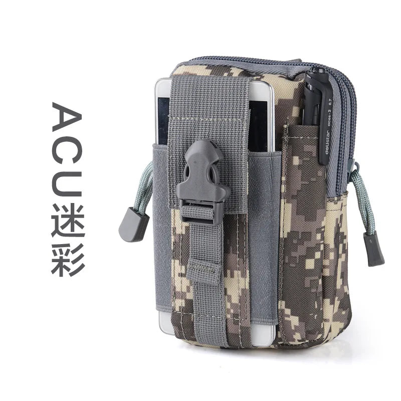 Camouflage Cycling Motorcycle Portable Multi-Functional Leg-Binding Bag Sports Loose Change Key Bag