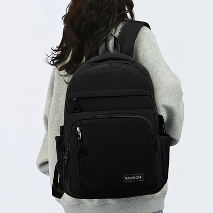 Simple Candy Colored Gentle Backpack Lightweight Load Reducing Multi-Layer Storage Student School