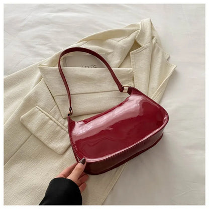 Homefish Vintage Retro Pu Leather Underarm Shoulder Bag Women Trendy Crossbody Purse Ladies Daily