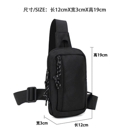 Men Purses Chest Bag Casual Mini Handbags 2022 S Nylon Small Male Cross Body Shoulder Messenger Bags