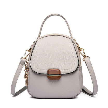 Mini PU Leather Crossbody Bag for Women