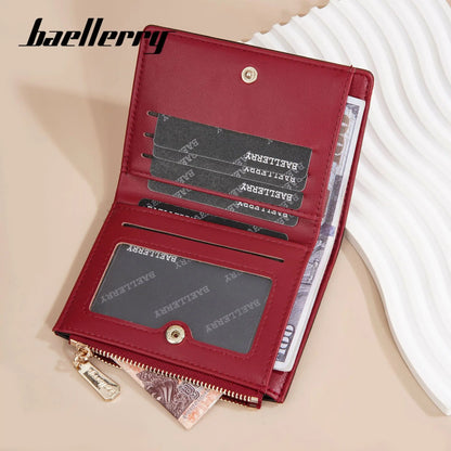 Ladies Short Wallet Fashionable Versatile Multiple Slots