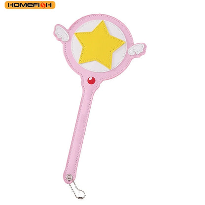 Homefish Bus Subway Card Cover Holder Bag Wings Anime Magic Wand