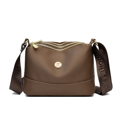 Waterproof Nylon Crossbody Bag for Women – Large Capacity Multilayer Purse
