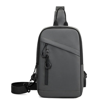 Men S Large Capacity Leisure Cross Body Oxford Cloth Waterproof Hand Shoulder Bag - Waterproof