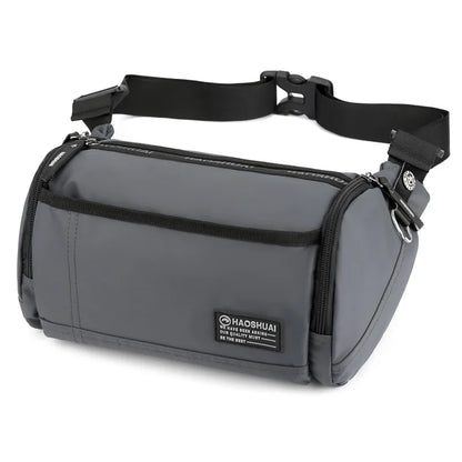 Men S Chest Bag Multi-Function Waist Change Mobile Phone Storage Travel Shoulder Diagonal Cross
