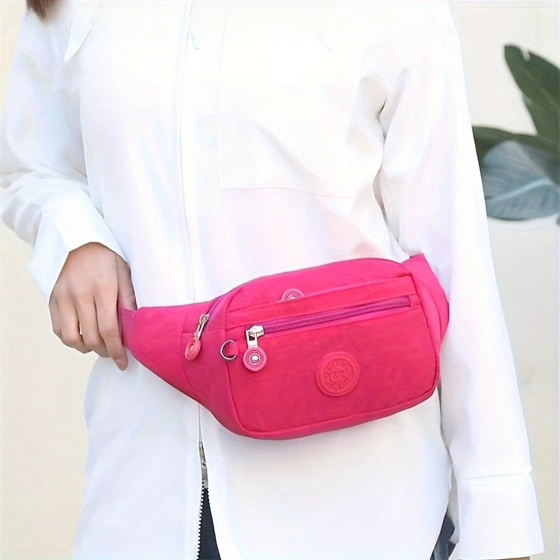 Fanny Pack Crossbody Sling Bag – Multi-Pocket Waist Purse for Women