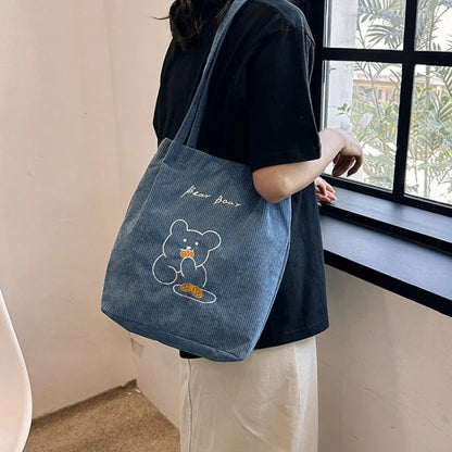 Summer Artistic Velvet Bag Women S Single Shoulder Handbag Student Corduroy