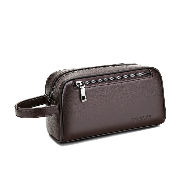 Men S Clutch Combination Lock Large Capacity Business Casual - Soft