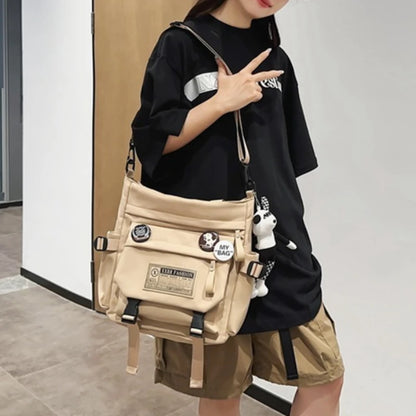 Harajuku Academy Style Women S Japanese Casual Campus Large Capacity Single Shoulder Bag Student