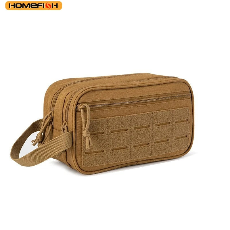 Homefish Tactical Toiletry Bag Men Hygiene Tool Molle Pouches Small Dopp Kit Mens Shaving Travel