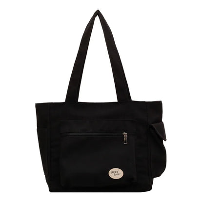 Canvas Tote Bag – Large Capacity Women's Shoulder & Commuter Handbag