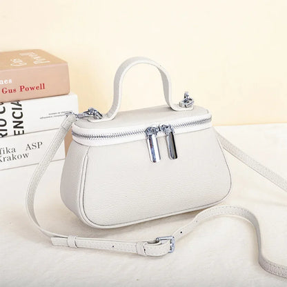 Head Layer Cowhide Women S Crossbody Bag Multi-Functional Handbag Shoulder All Ride Satchel Real