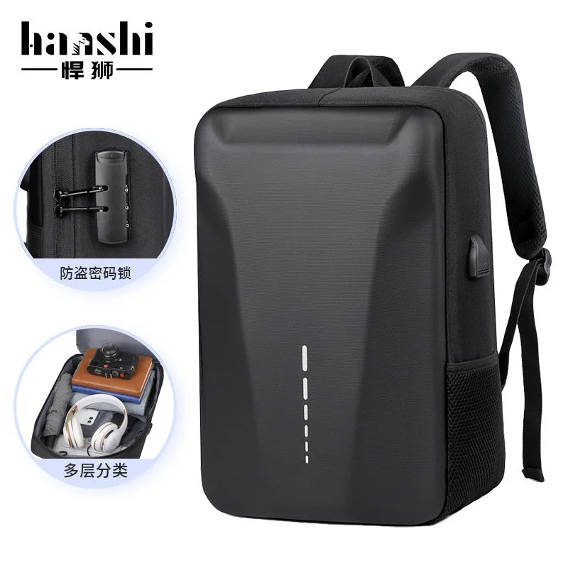 Men S Business Backpack Leisure Travel Women Password Lock Commuting Shoulder Waterproof Computer