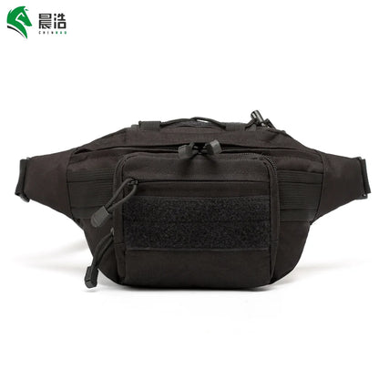 Wear-Resistant Oxford Fabric Outdoor Cycling Camouflage Waist Bag Tactical Chest Large Capacity Men