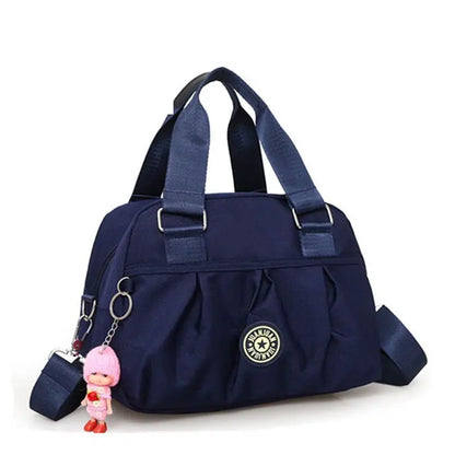 Nylon Crossbody Bag Solid Color Shoulder Bag Women S Casual Handbag Purse