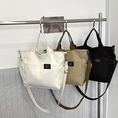 Large Capacity Tote Bag for Women – Multi-Pocket Shoulder & Crossbody
