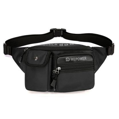 Men Function Wind Waist Bag Simple Light Cross-Body Shoulder Multi-Layer Outdoor Storage Chest