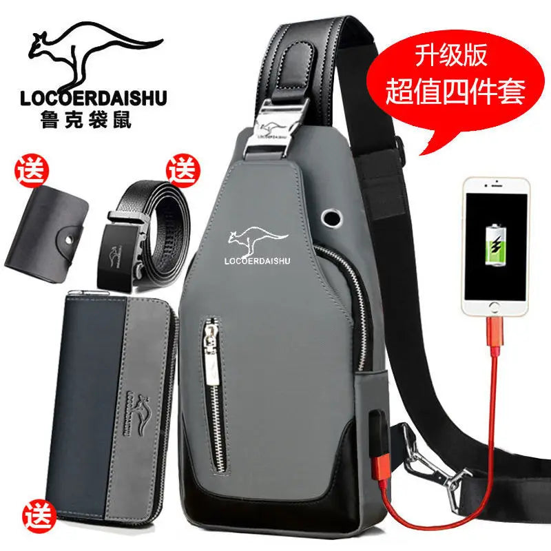 Crossbody Sling Bag – Waterproof Waist Bag for Sports and Travel