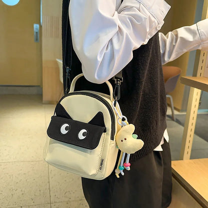 Lovely Fresh Student Shoulder Bag Campus Nylon Crossbody