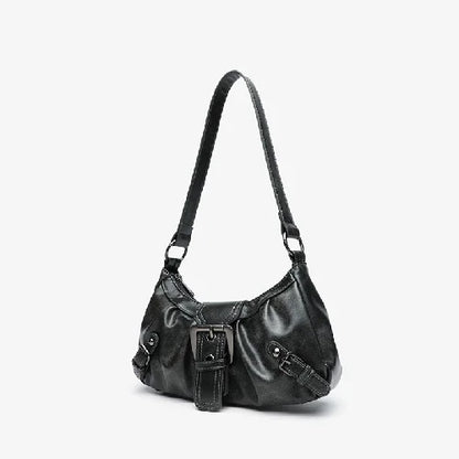 Spring Selling Maillard Style Retro Small Bag Spicy Girl Y2k Wasteland Vintage Leather Shoulder