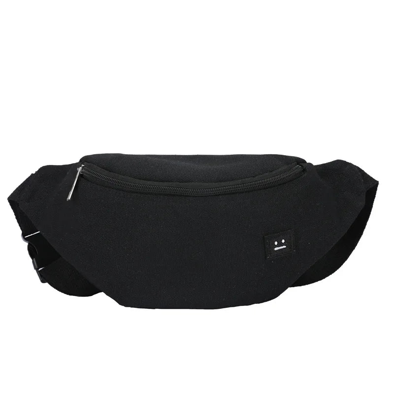 Canvas Crossbody Bag - Lightweight Chest & Waist Sports Bag