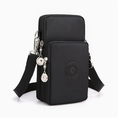 Multi-Pocket Crossbody Phone Bag – Lightweight Sling Purse with Adjustable Strap