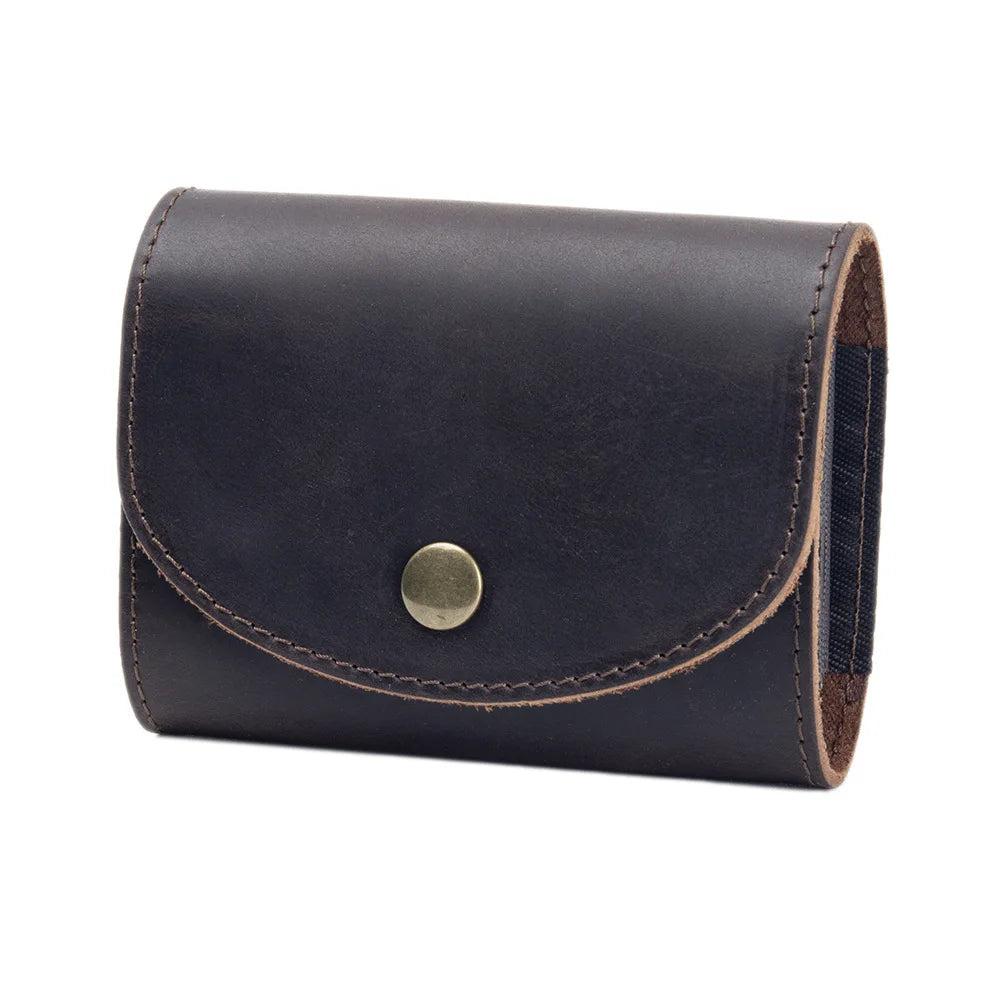 Genuine Leather Large Capacity 12-Slot Organ Card Case