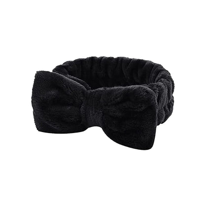 Coral Fleece Spa Headband & Wristband Skincare Set