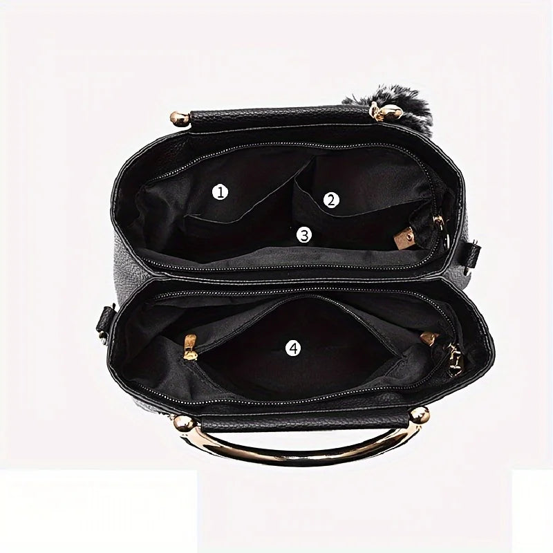 Elegant Mini Crossbody Bag 3d Flower Decor Handbag Women S Shoulder Bag Street Trends Tote Bag Purse