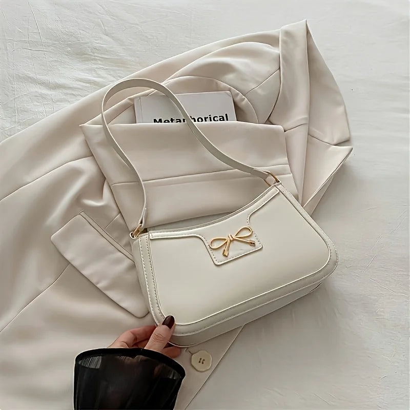 Bowknot Shoulder Bag – Elegant Small Underarm Bag