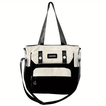 Canvas Tote Bag for Women – Waterproof Shoulder & Crossbody Handbag
