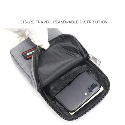 Waterproof Waist Bag Purse Single Double Layer Outdoor Military Waist Fanny Pack Men Phone Pouch