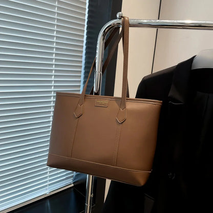 Large PU Leather Tote Bag for Women – Work & Daily Use