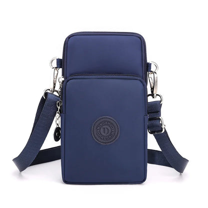 Crossbody Phone Bag with Headphone Hole & Adjustable Strap