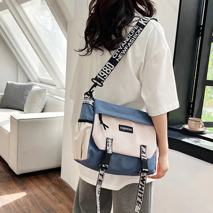 Commuter Versatile Anti Splash Crossbody Bag Casual Single Shoulder Large Capacity Lightweight Bag