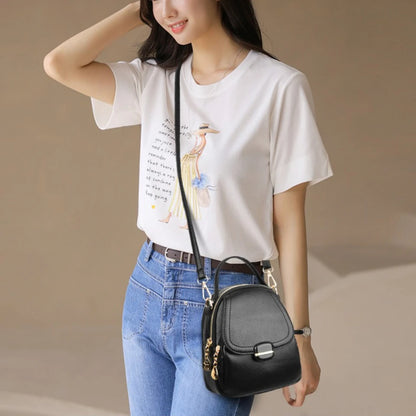 Mini PU Leather Crossbody Bag for Women
