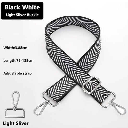 Adjustable Length Bag Strap Fashionable Full-Colour Printing Women Messenger Belts Replacement
