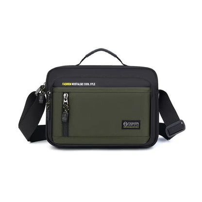 Durable Oxford Fabric Simple Square Commuter Single-Shoulder Bag Versatile Hand-Held Crossbody Bag