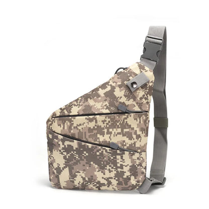 Outdoor Camouflage Riding Mountaineering Bag Light Shoulder Left Crossbody Digital Storage