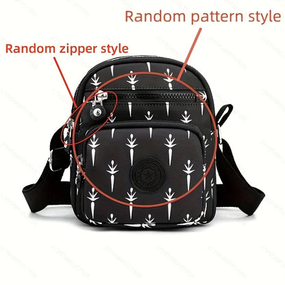Oxford Cloth Crossbody Bag Women Multi-Pocket Messenger Bag