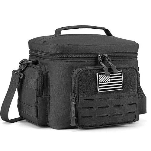 Homefish Tactical Lunch Bag Men Heavy Duty Leakproof Insulated Cooler Outdoor Work Camping Picnic